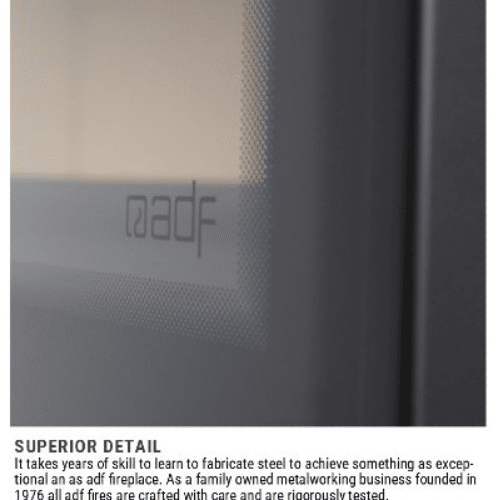 ADF LINEA 100 DUO B DOUBLE SIDED FREESTANDING HEATER WITH PEDESTAL - Image 6