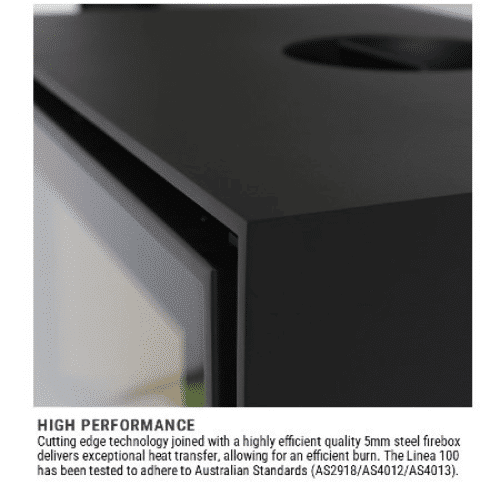 ADF LINEA 100 INSERT WOOD HEATER (body only) - Image 4
