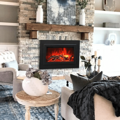 AMANTII TRD 33 TRADITIONAL BESPOKE ELECTRIC FIREPLACE