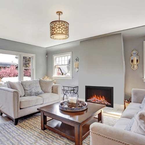 AMANTII TRD 44 TRADITIONAL BESPOKE ELECTRIC FIREPLACE - Image 2