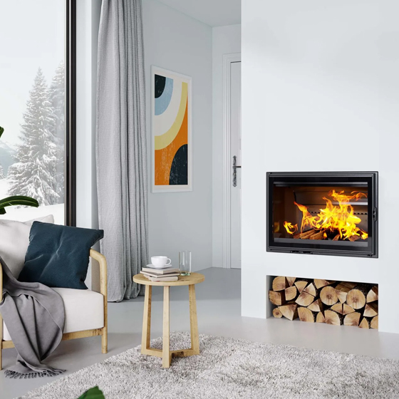 Dovre 2180CBS Black Wood Fireplace - Image 2