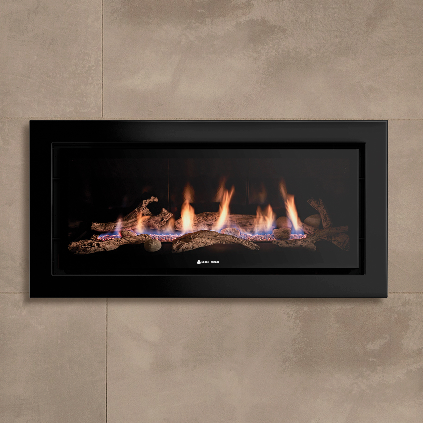 KALORA SORRENTO - GAS LOG FIRE (Pricing for Fireplace Engine only. FUEL BED, FASCIA and FLUE KIT are sold separately)