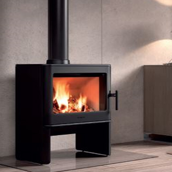 Hergom E-40 Freestanding Wood Heater (includes heat shield) - Image 2