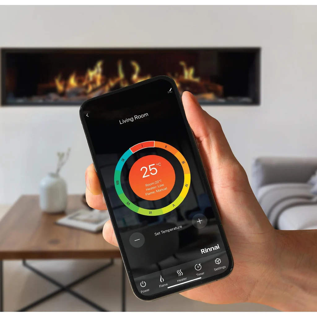 Rinnai EL1300 Holographic Electric Fireplace - Image 3