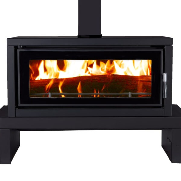Kent Fairlight Freestanding Wood Heater with Bench