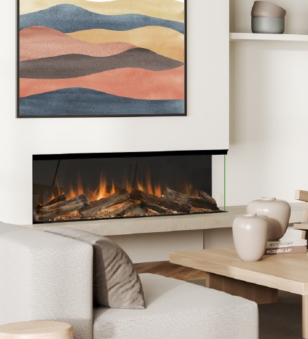 Evonic Volante 1250 Black Edition Electric Fireplace - Image 2