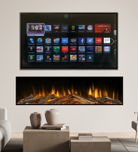 Evonic Volante 1500 Black Edition Electric Fireplace - Image 2
